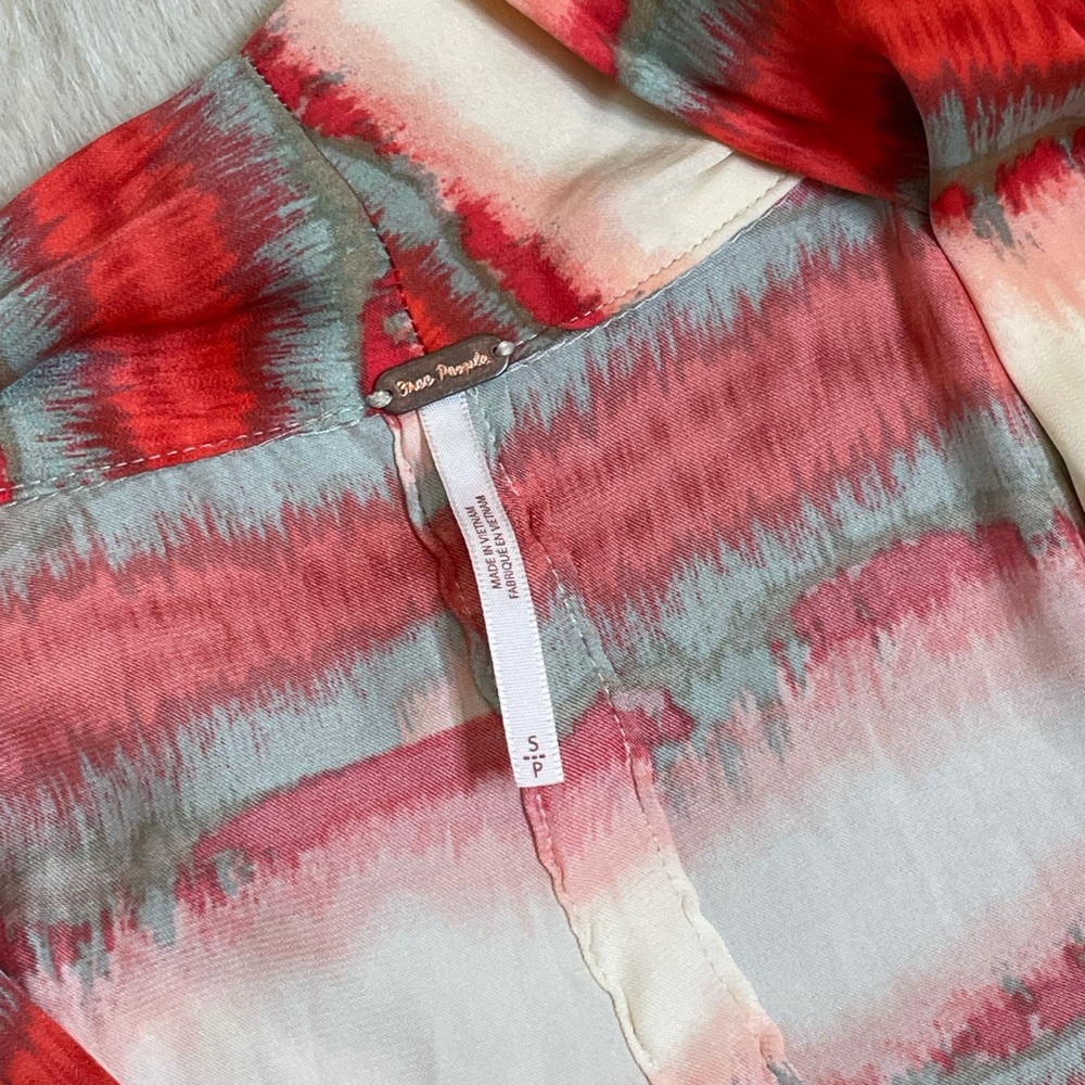 Free people high tide tie dye wrap tank top - Picture 3 of 6